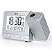 Produktbild FanJu FJ3531S Projektionswecker mit Temperatur und Zeit-Projektion/USB-Anschluss/Innentemperatur und Luftfeuchtigkeit/DCF automatische Zeitanpassung/Kalender