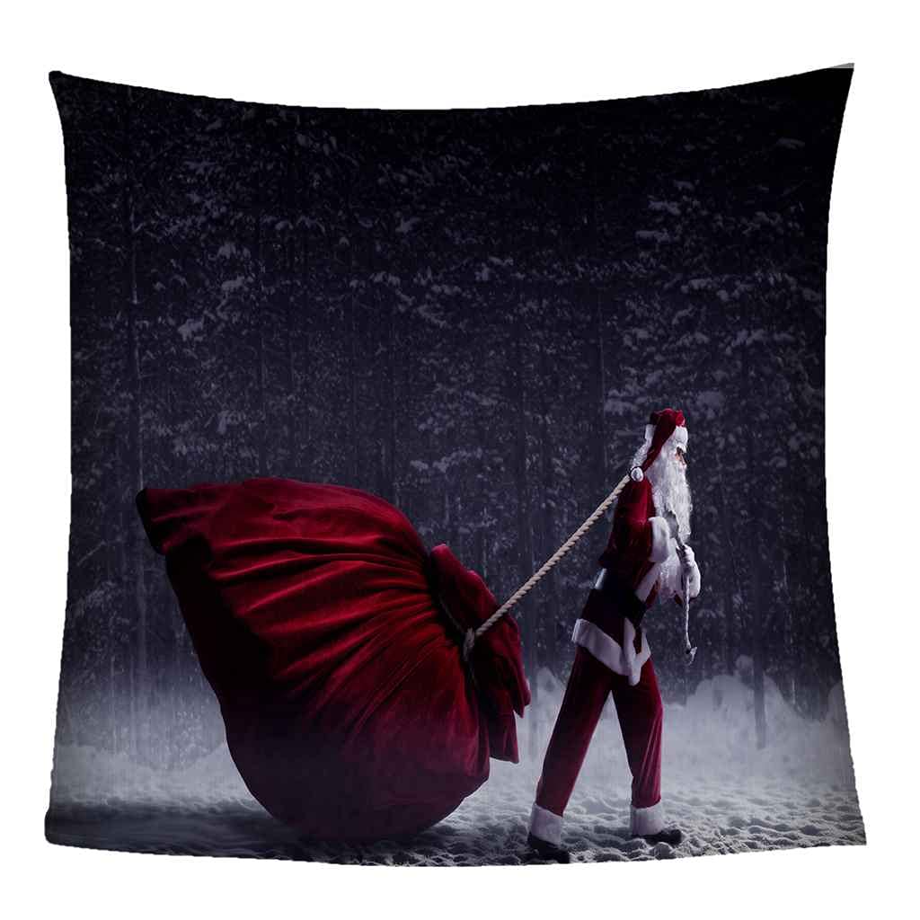 Couverture Noël 3D plaid chaud pour soirées d'hiver sur le canapé
