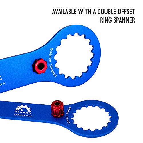 BB Wrench Tool, Romacci Chave inglesa BB DUB para bicicleta Chave multifuncional para suporte inferi