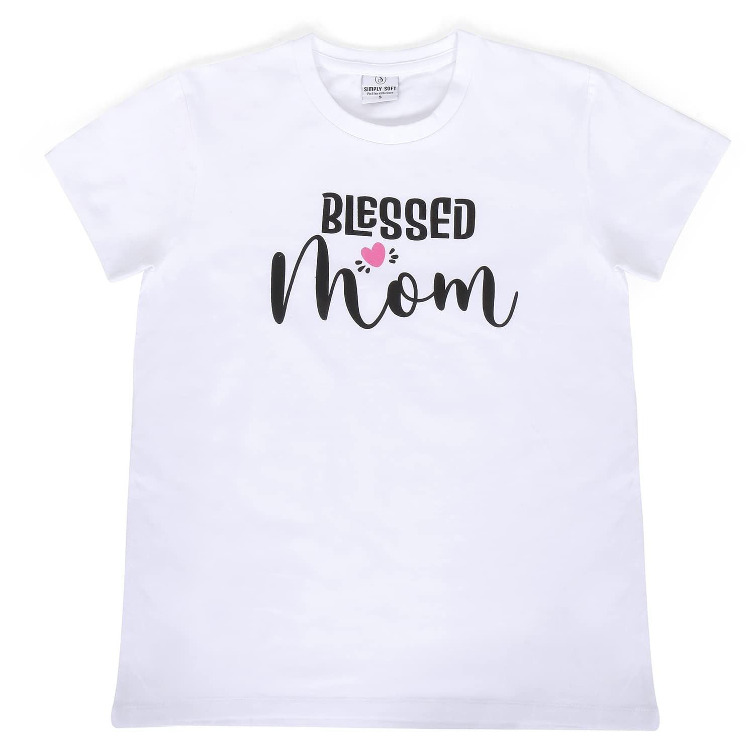 Blessed Mom Organic Cotton T-Shirt: Stylish Comfort for Proud Mothers (Sizes S-XXL)
