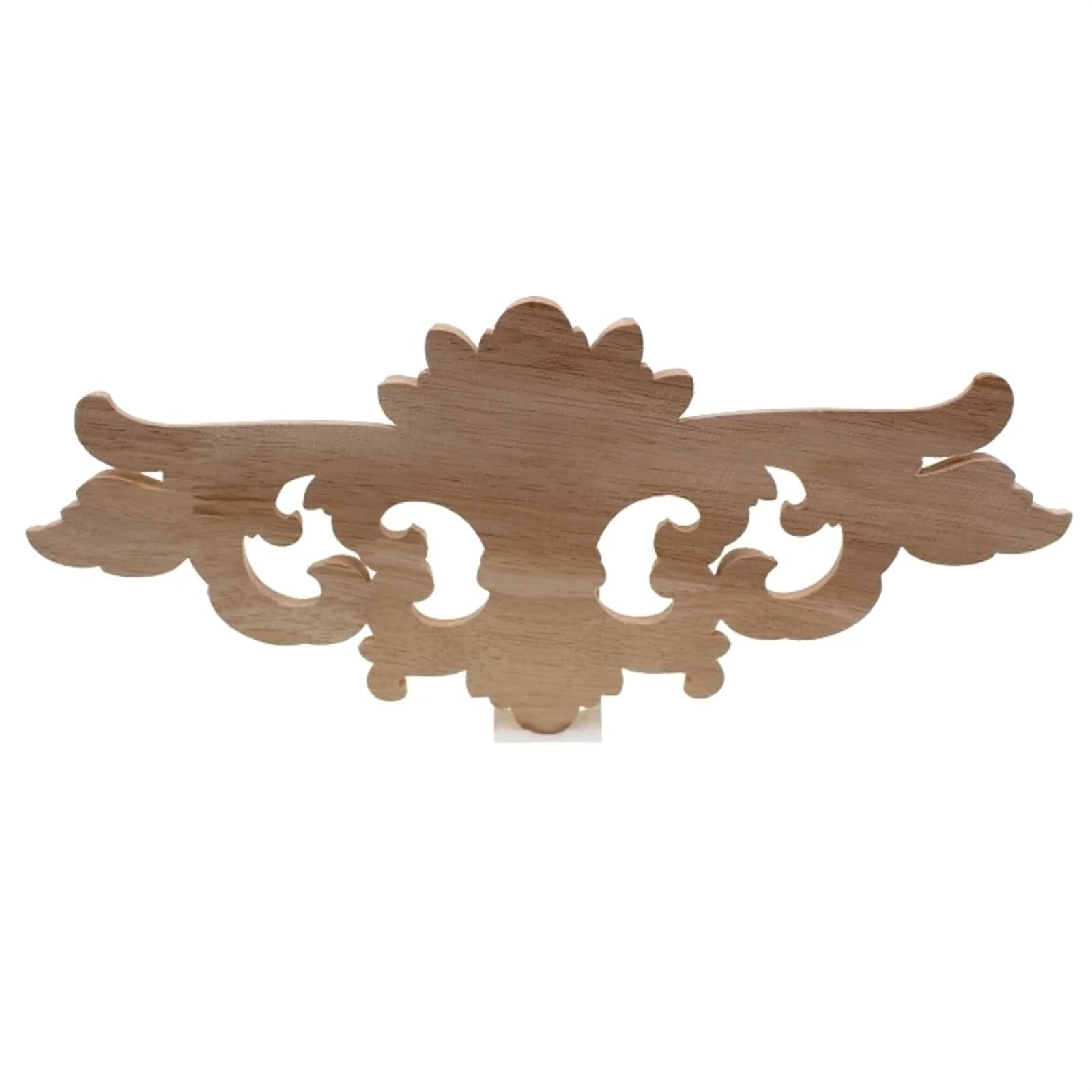 Flor tallada adorno de madera para decorar armarios vintage y puertas de salones clásicos