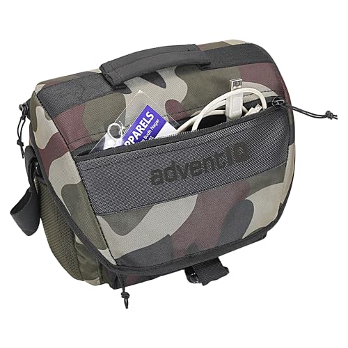 Image of Camera Bag Compact Retrospective Camera Shoulder Bag for DSLR /SLR & Mirrorless - Fits Nikon, Canon, Sony - Camera Bag for Travel - Shockproof Sling Case for Lens - Water-Resistant