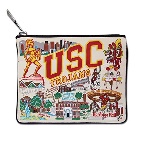 catstudio University of Southern California (USC) Collegiate Zipper Pouch Purse | Holds Your Phone Coins Makeup Dog Treats & Tech Tools
