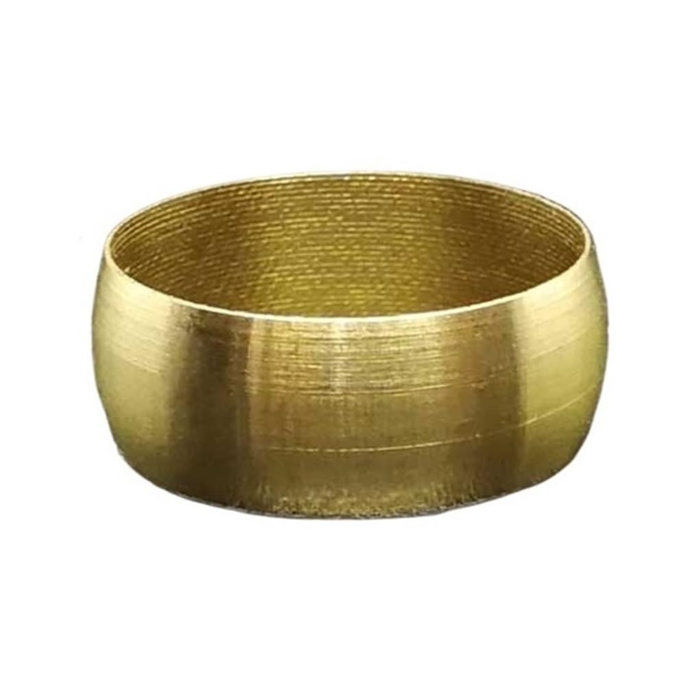 Ferrule Pipe Adapter 10pcs Brass Pipe Fitting Ferrules, OD 3 10 16mm Compression Sleeve Seal Ring, Tube Ferrule(14mm)