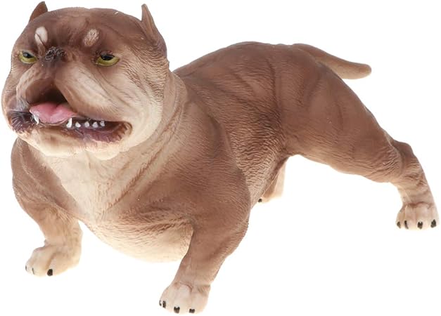 Amazon N A プラスチック動物フィギュアブルテリアいじめっ子ピットブルshainu犬モデルプレイセットおもちゃ 犬 1 プラモデル 通販