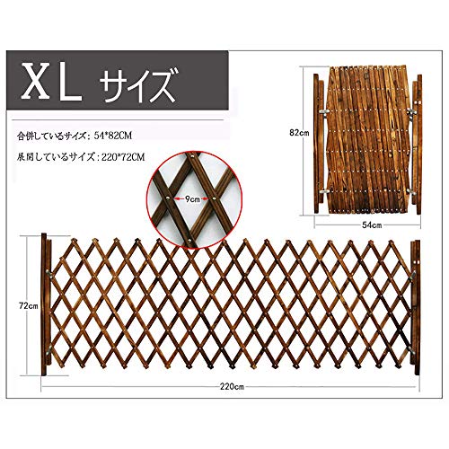 最安値 蜂の巣 木製 ペットゲート 伸縮可能 ペットフェンス アコーディオンフェンス 間仕切り 庭 フェンス ドア付き あかちゃん ガードフェンス スプライス可能 室内室外 設置可能 ブラウン 幅広い 54 2cm Xl の価格比較