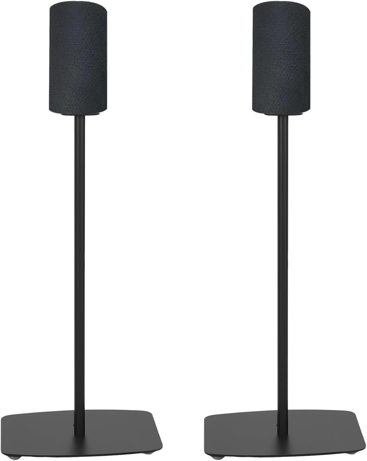 Generic 1 Pair Surround Sound Speaker Stand Fit for Sony SA-RS5 Home Floor Bookshelf Speaker Stand Easy DIY Assembly Aluminum Alloy with Cable Management