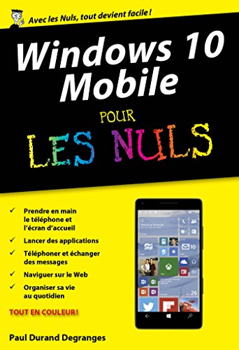 Windows 10 Mobile poche pour les Nuls Gratuit