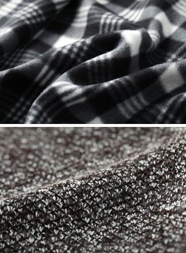 Image of Vcansion Men's Classic Cardigan Sweaters Stand Collar Slim Fit Casual Knitted Sweater
