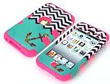 Touch 4,Touch 4 case,iPod Touch 4 Case,iPod Touch Generation 4 4th Case,Linycase Touch 4 hard case with 3in1 Hybrid Design hard soft back Touch 4 Case Cover for iPod Touch 4 4th Generation 10#l