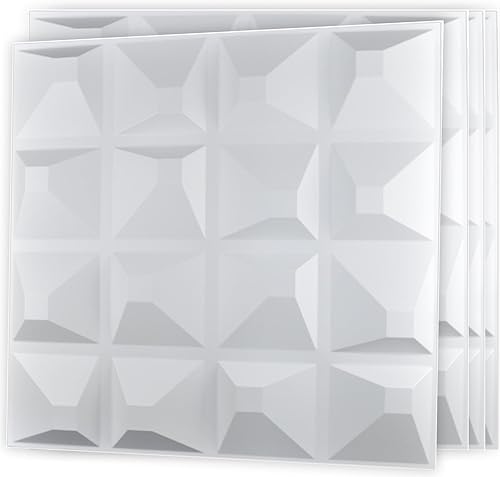 Art3d Panel de pared decorativo 3D, 32 pies cuadrados de PVC, decoración de pared interior para sala de estar, dormitorio, vestíbulo, oficina,