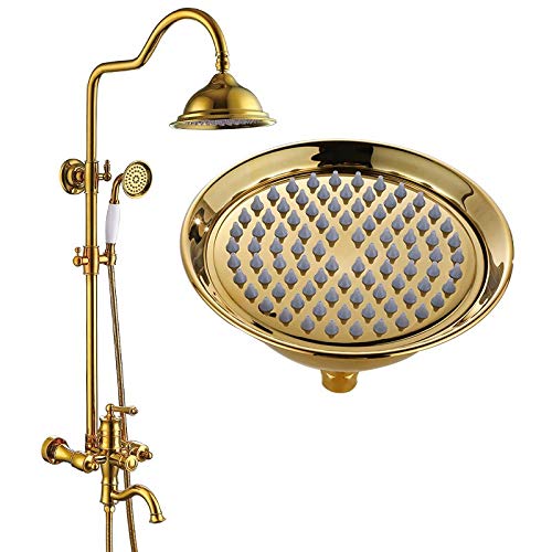 Mitigeur de douche de salle de bain vintage contre le calcaire visible