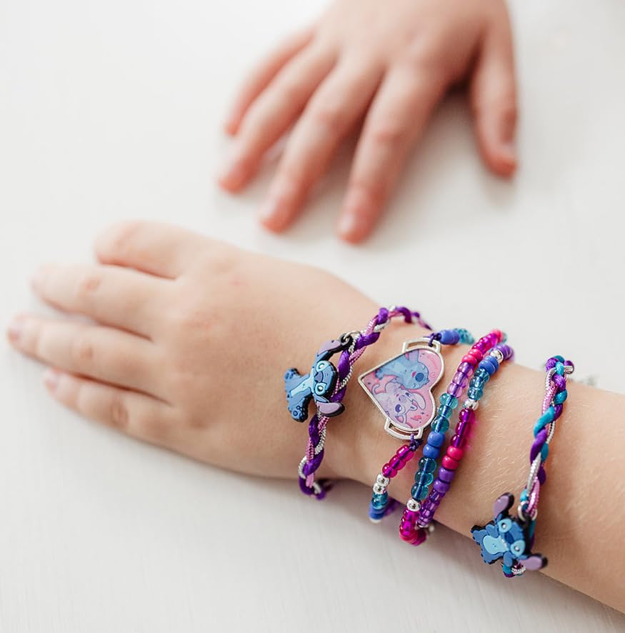 Totum Stitch Disney Charm Bracelet, Make Your Own Charm Bracelets, Arts and Crafts Jewelery Making for Kids Ages 5+ - Image 3