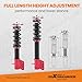 maXpeedingrods Coilovers for Subaru Impreza WRX 2000-2007, STI 2000-2004, for Subaru Forester SG 2003-2008, Height Adjustable Coilovers Suspension Kit, Preset Damping Shock Absorber Lowering Kit Red