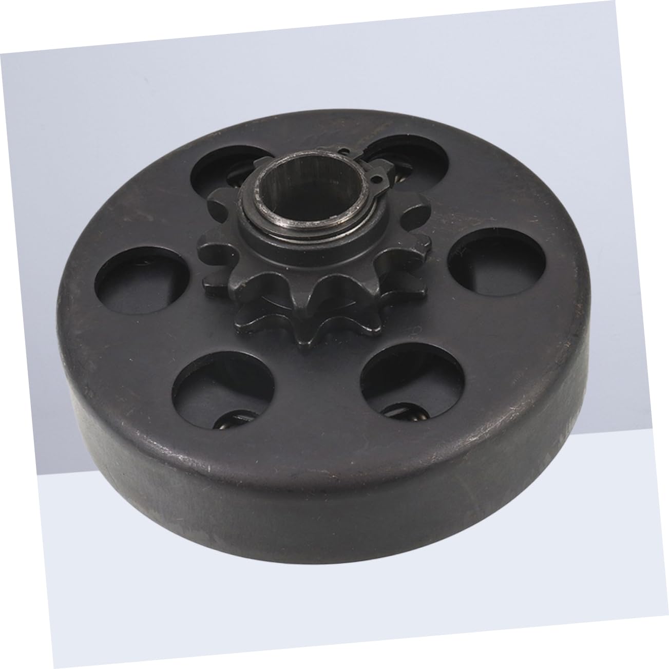 Mobestech Frizione Centrifuga Automatica per Minibike e Karting 19mm Nero in Metallo 10 Sporgenze Facile da Installare per Motore 3,5-7hp