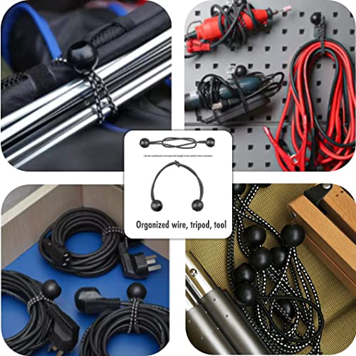 Goeasy0312 Ball Bungee Cords 6 Inch - 50 Pcs Bungee Balls With Elastic String For Canopy, Tarp, Straps, Tent, Poles & Wires, For Outdoor & Indoor Activities | Goeasy0312 #TOP5