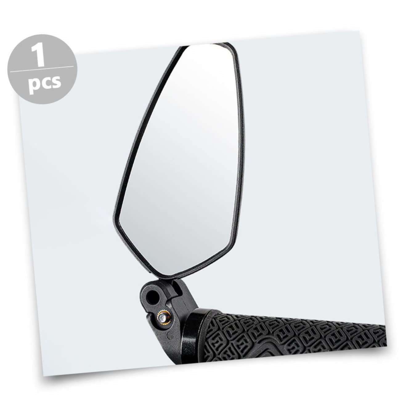 Hemobllo 2pezzi Specchietto Retrovisore per Bicicletta Accessorio per Ciclismo Specchio Riflettente di Adatto Manubri da Mountain Bike Strada