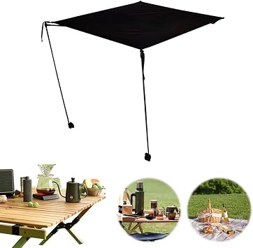 Camping Chair Sun Shade Uv Protection Beach Chair Sunshade Uding Canopy for Outdoor Beach Camping Fishing Black