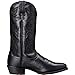 CHUUMEE Men's Fashion Round Toe Embroidered Western Cowboy Boots (Black,8,8)