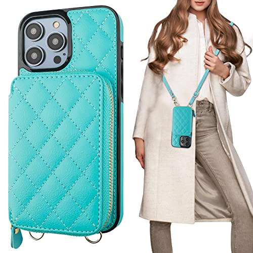 Bocasal iPhone 14 Pro Max crossbody wallet case