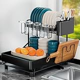 YEYPOP Dish Drying Rack for Kitchen Counter,...