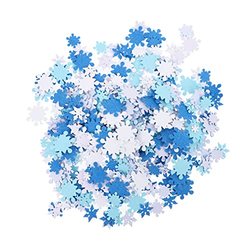 EXCEART Glitter Snowflake Foam Stickers Diy Scrapbook Christmas Wall Decor Window Door Adhesive Decorations