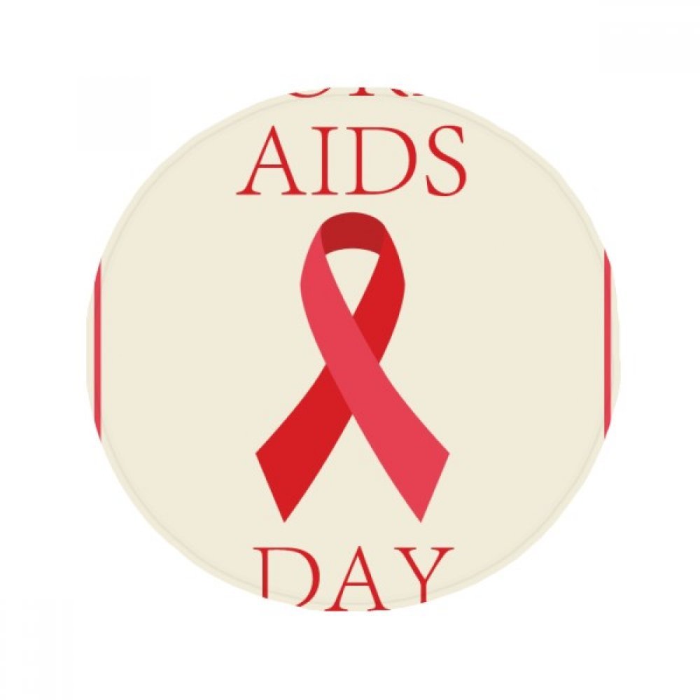 Tapis HIV Ruban Rouge anti-slip pour décorer votre cuisine