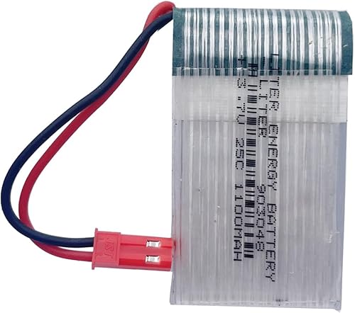 3.7 V 1100 mAh 25C 903048 Batería Lipo recargable con conector JST para X5SW Aircraft Battery M18 H5P Accesorios no tripulados