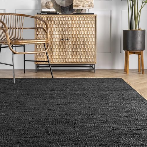 Nuloom SEKO01C-206 Sabby Hand Woven Leather Flatweave Runner Rug thumb #6