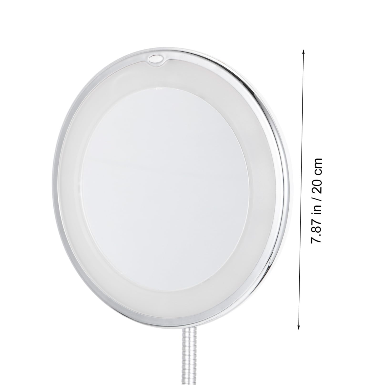 FRCOLOR Specchio da Trucco con Luce LED Ingranditore e Ventosa per Specchio Cosmetico da Tavolo o Bagno