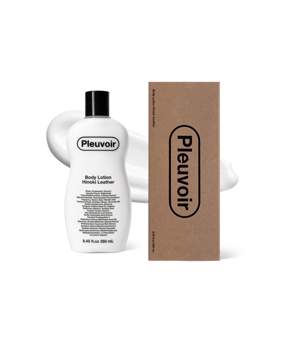 Pleuvoir Body Lotion Hinoki Leather (ボディローションヒノキレザー)