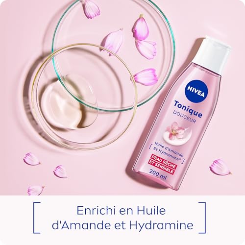 Lotion Tonique Visage Peaux Sèches & Sensibles Amande Nivea Le Flacon De 200ml - vue 4