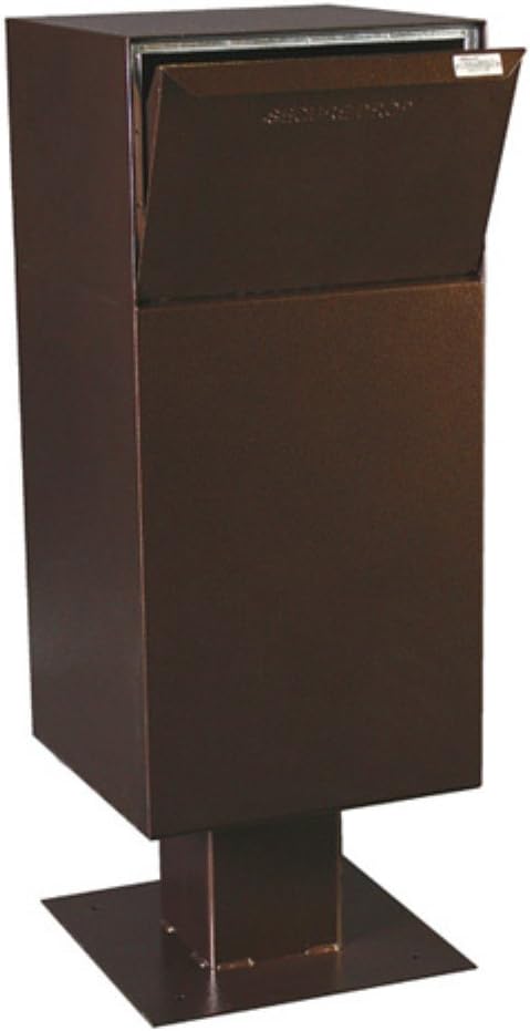 dVault® Deposit Vault with Pedestal DVCS0030 Secure Collection and Package Drop (Copper Vein)