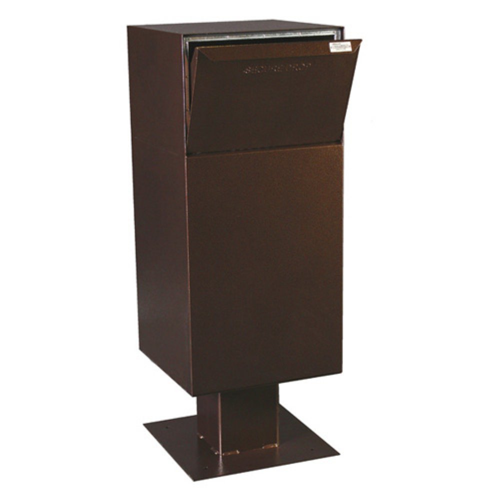 dVault® Deposit Vault with Pedestal DVCS0030 Secure Collection and Package Drop (Copper Vein)