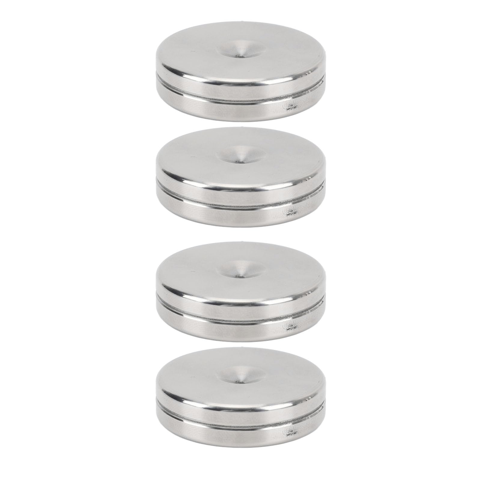 4 Stück Lautsprecher-Isolationsfüße, stoßfeste Pads für HiFi-Lautsprecher, rutschfeste Basis-Pads für Verstärker für Subwoofer, CD-DAC-Instrumente mit vibrationsdämpfendem Design (10 mm)
