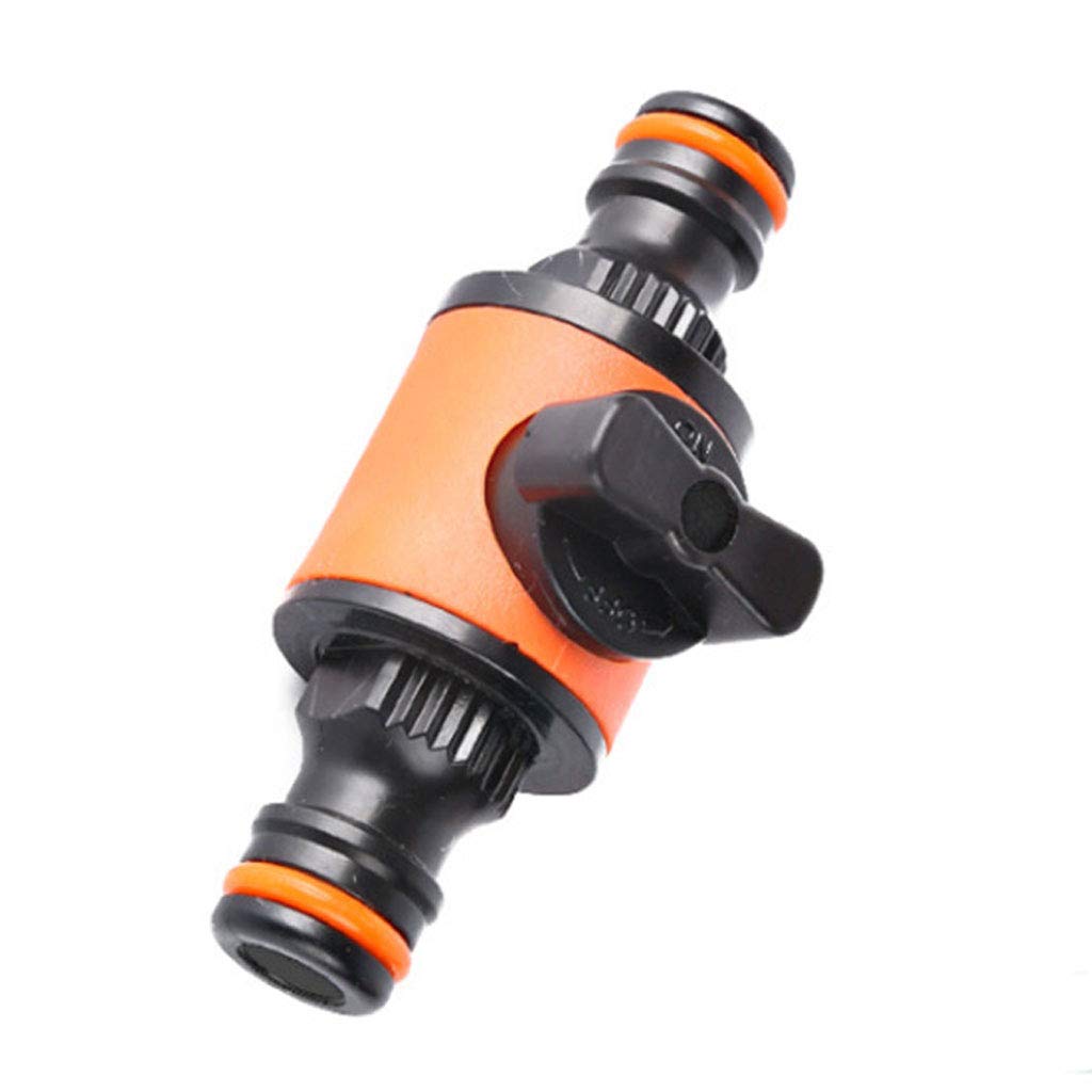 Lnijayni Men's 1Pcs Garden Hose Pipe Joint,Quick-Release Double Connector,With Switches In-Line Shut-Off Valves Extender,For Garden Hose Pipe Quick Connectors (1Pcs)