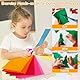 Druuzyl 40 bunte Filzplatten 20x30cm - Bastelfilz aus Polyester, DIY Vliesstoff für Kinder - Ideal zum Nähen, Handwerk & Dekoration - Farbige Filzblätter mit glatter Oberfläche