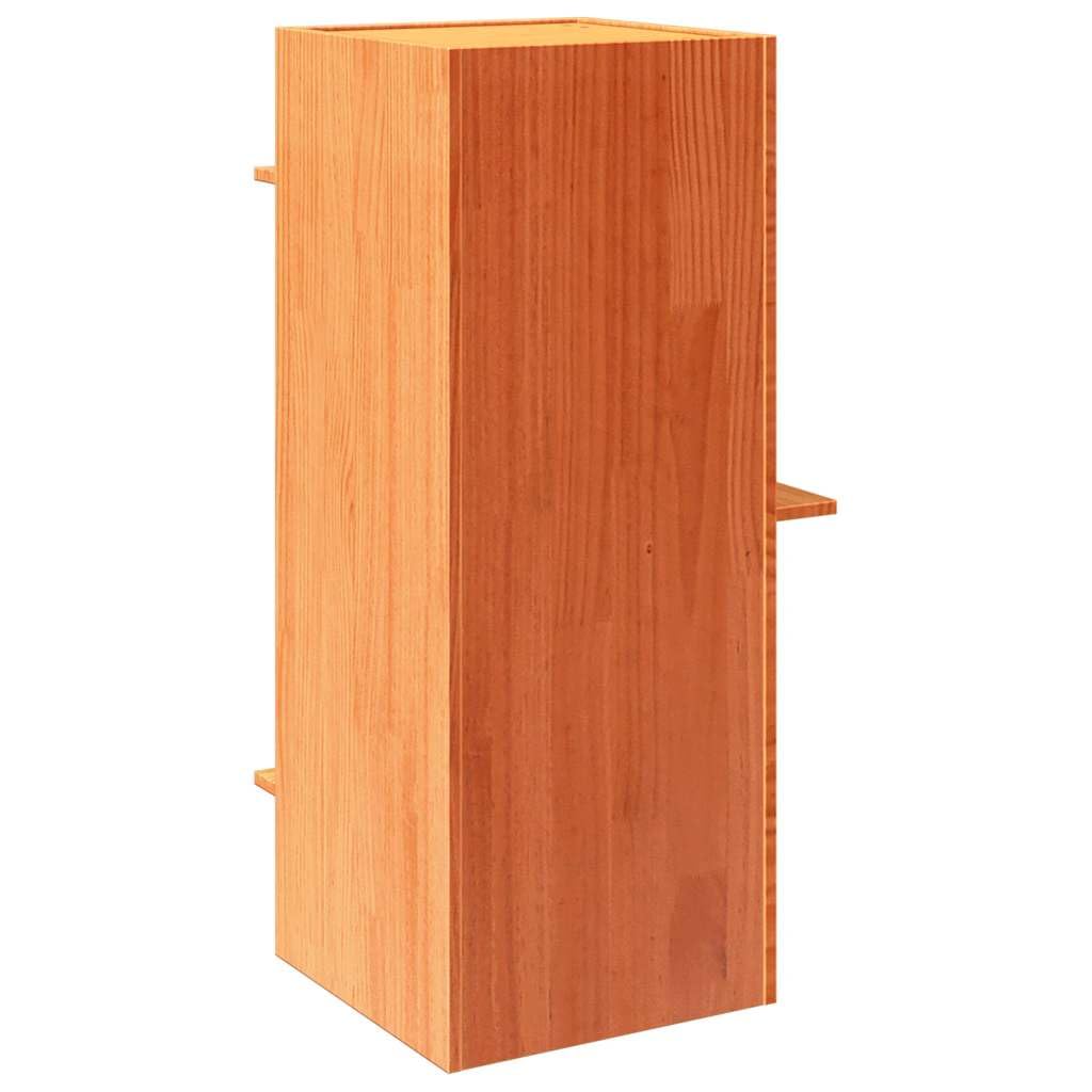 vidaXL Casa para Gatos Cera marrón 43x43x90 cm Madera Maciza Pino, casa para Gatos de Interior, Muebles para Gatos, caseta para Gatos