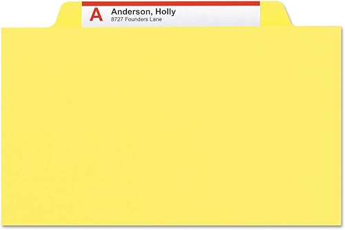 Miniatura 3 de Smead carpeta de clasificación, Amarillo