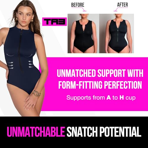 Image of TA3 Sleeveless Surfy Swimsuit for Women - Sculpting & Tummy Control Swimsuits for Women - Patented Construction