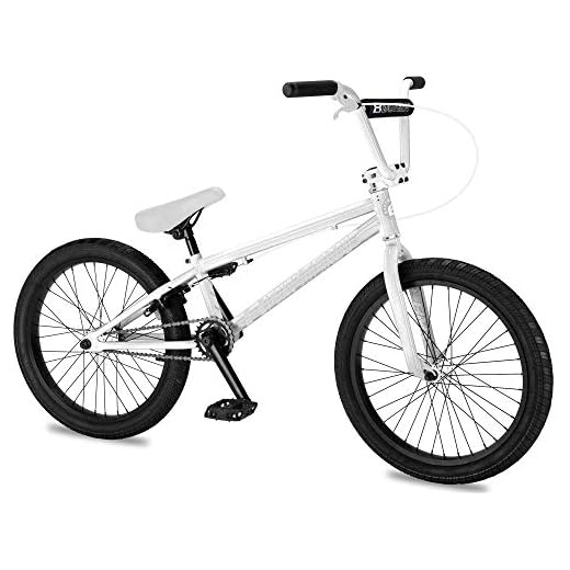 Eastern BMX Bikes - Lowdown Model Boys and Girls 20 Inch Bike. Lightweight Freestyle Bike Designed by Professional BMX Riders at Eastern Bikes. (White)