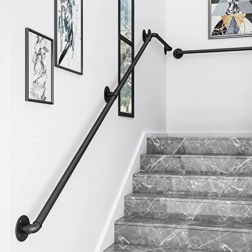 Main courante noire pour escaliers extérieurs et intérieurs - 2