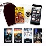 TAROTskills Lightworker’s Tarot Deck – 78 Beginner Tarot Cards with Rider Waite Symbols, Chakra & Reiki Aligned, Easy Upright/Reversed Meanings, Intuitive Spiritual Guidance, USA-Made