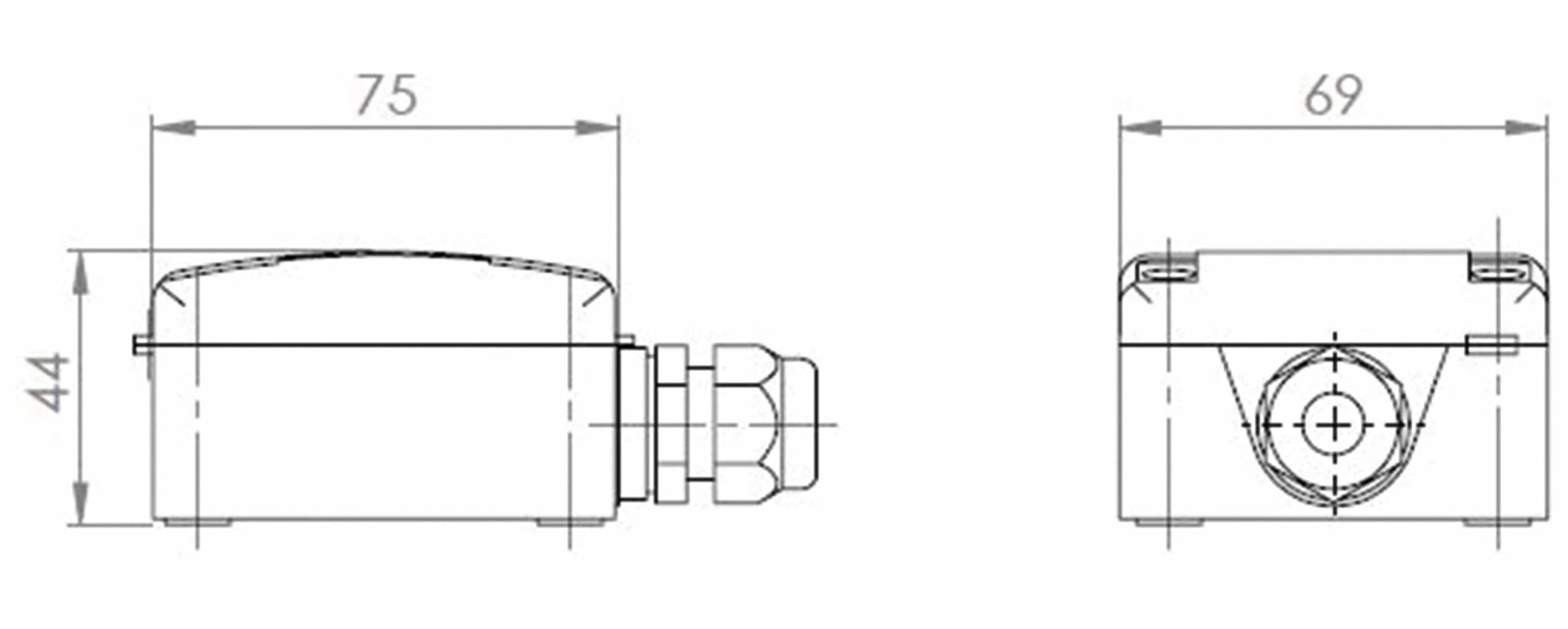 Tmonit Aussenfühler KTY81-210 - Temperatursensor Made In Germany, 3 Jahre Garantie