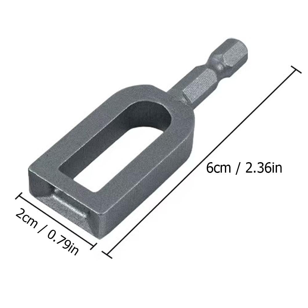 Attorcigliatore per filo di ferro con gambo esagonale 1/4 pollice 6 mm multifunzionale
