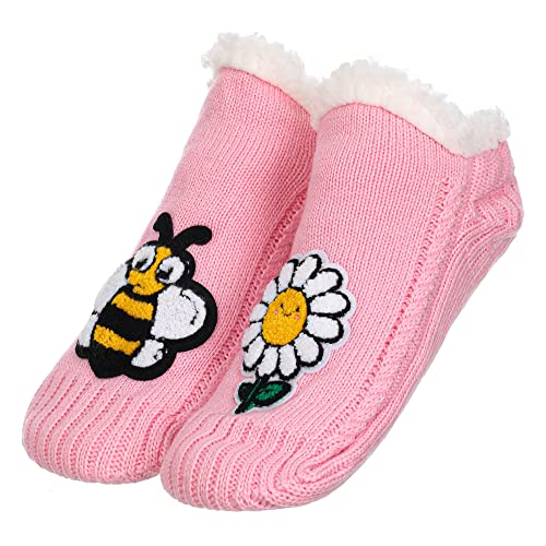 Image of ZYZX Cute Funny Slipper Socks for Women with Grips,Fuzzy Socks Indoor