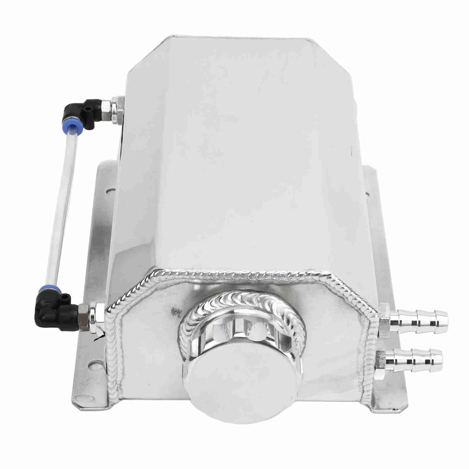 Serbatoio di Troppopieno del Liquido di Raffreddamento Serbatoio Universale per Radiatore in Lega di Alluminio da 2 Litri per la Maggior Parte delle Auto di Raffreddamento Efficiente e