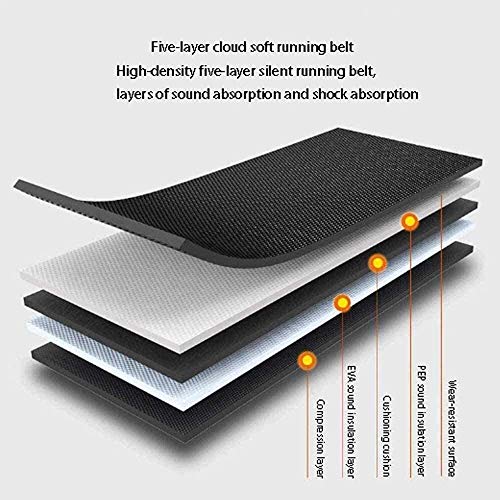 Image of Treadmill Household Small Silent Walking Machine Weight Loss Fitness Three Grade Adjustment Foldable Design for Home and Gym Use