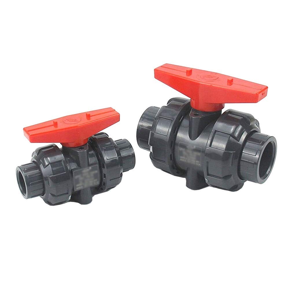 Złącze węża Zawór, zawór kulowy, 20 mm 25 mm 32 mm 40 mm 50 mm Zawór kulowy z PCV/zawory złączkowe, złącze rury wodnej z PCV Złączki do węży hydraulicznych Zawór odcinający(25mm (DN20))