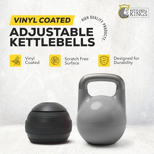 Kettlebell Kings 12-32kg Adjustable Set